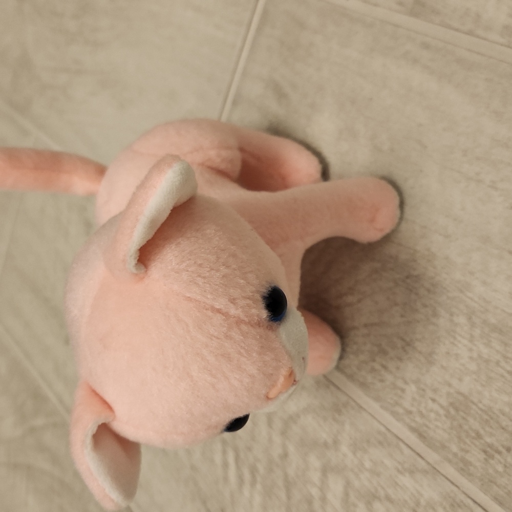 🐻 Plush Pink Kitten Stuffed Animal - Picture 2 of 2